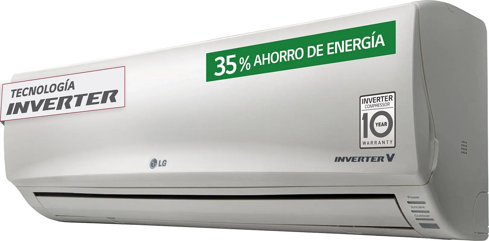 Aire Acondicionado Split LG 2640W Frio Calor Mega Invert