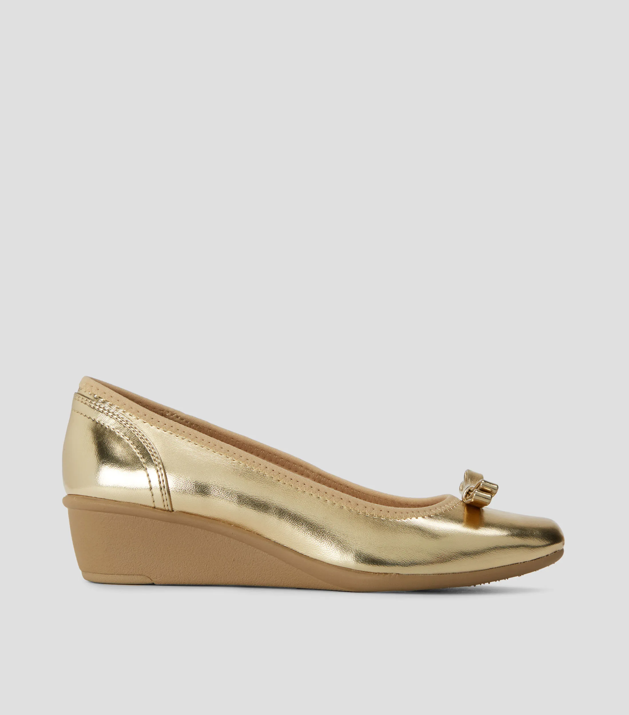 Ak Anne Klein Flats Metalizados Mujer