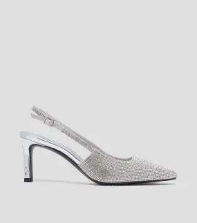 Ak Anne Klein Zapatillas Slingback de Tacón Medio Cuadrado Mujer