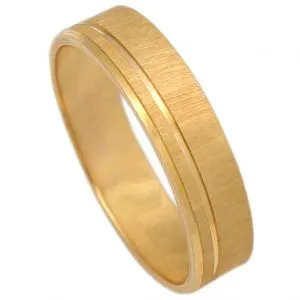 Anillo Oro Amarillo 5 mm.