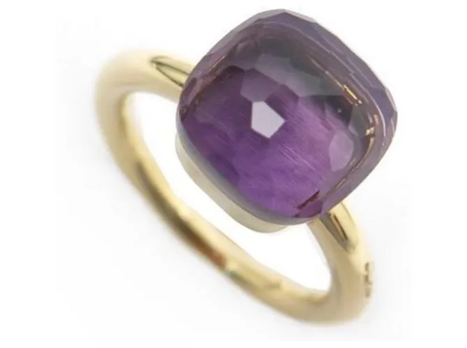 ANILLO POMELLATO NUDO CLASSIC 52 En oro rosa 18ANILLO K & AMETHYSTE ECRIN ORO Dorado 