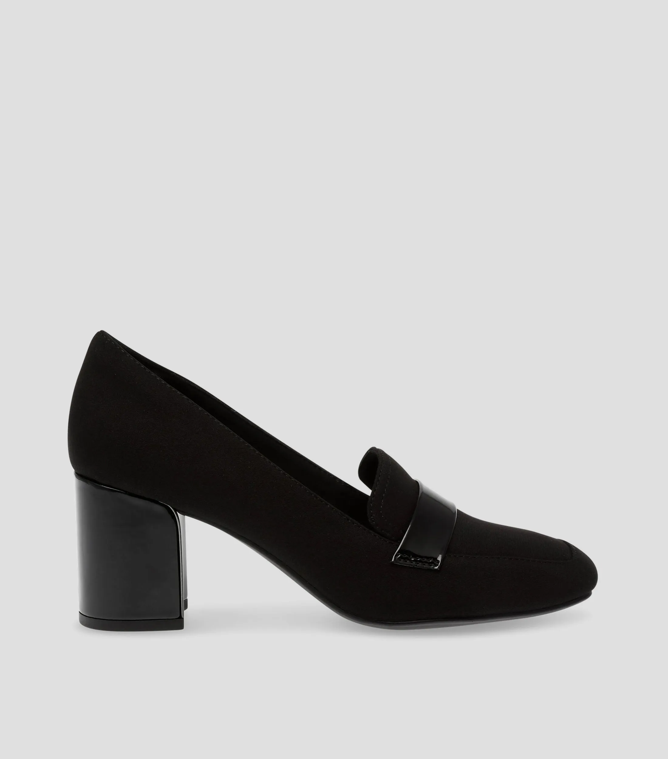 Anne Klein Zapatillas Slip On de Tacón Bajo de Media Luna Mujer