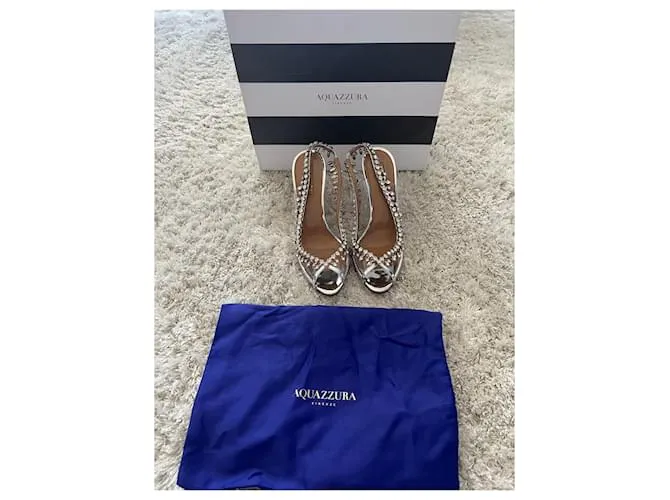 Aquazzura Sandalias Plata 