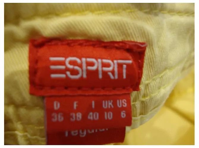 Autre Marque Pantalones, polainas Amarillo 