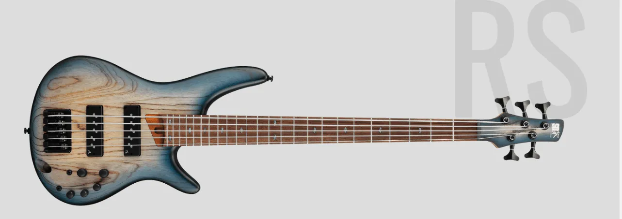 Bajo Electrico Ibanez 5 Cuerdas Sr605E-Cosmic Blue Starburst Flat 