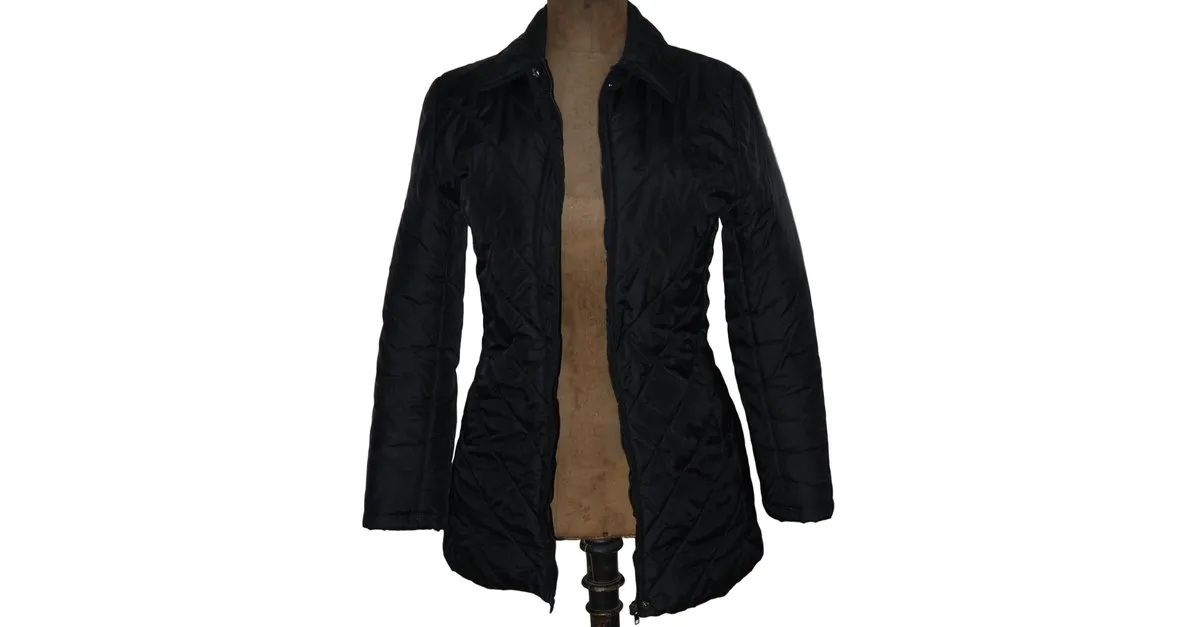 Balmain Abrigos, Ropa de calle Negro 