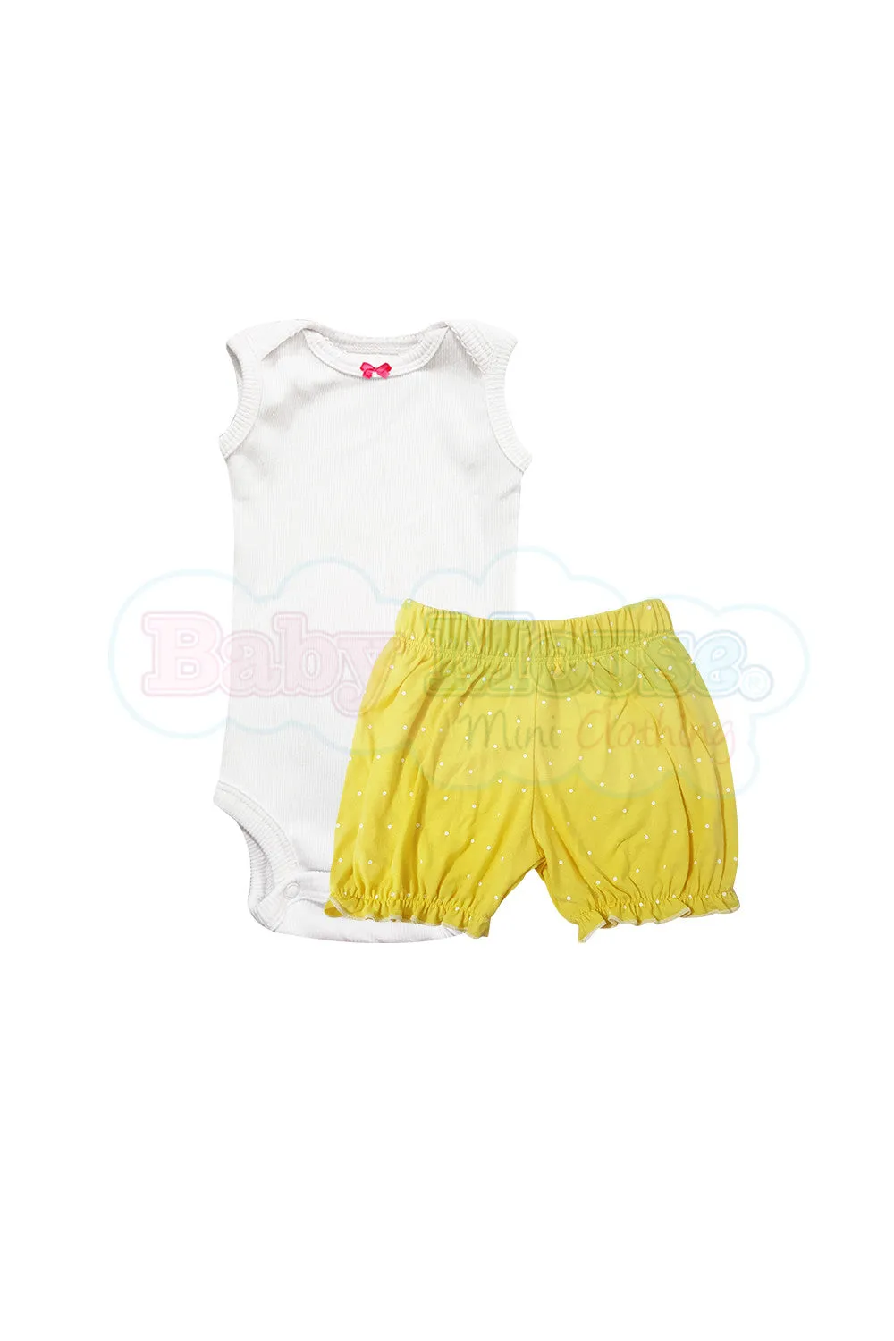 Bloomer tradicional para nia. Amarillo