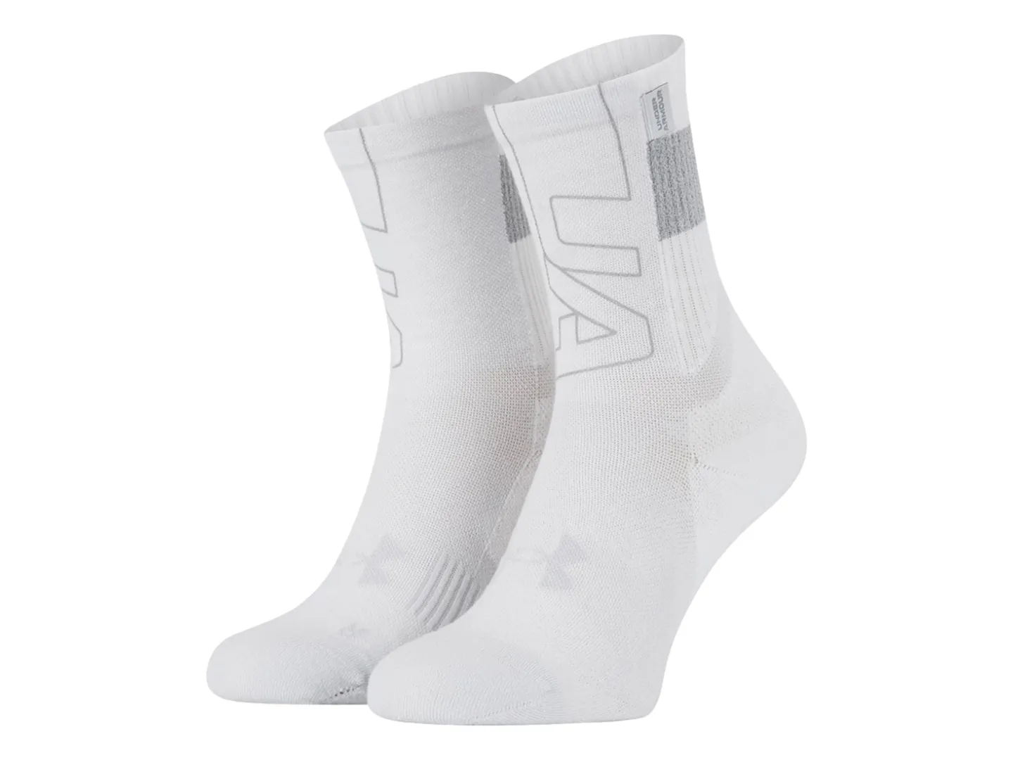 Calcetines Under Armour Mid Crew Color Blanco