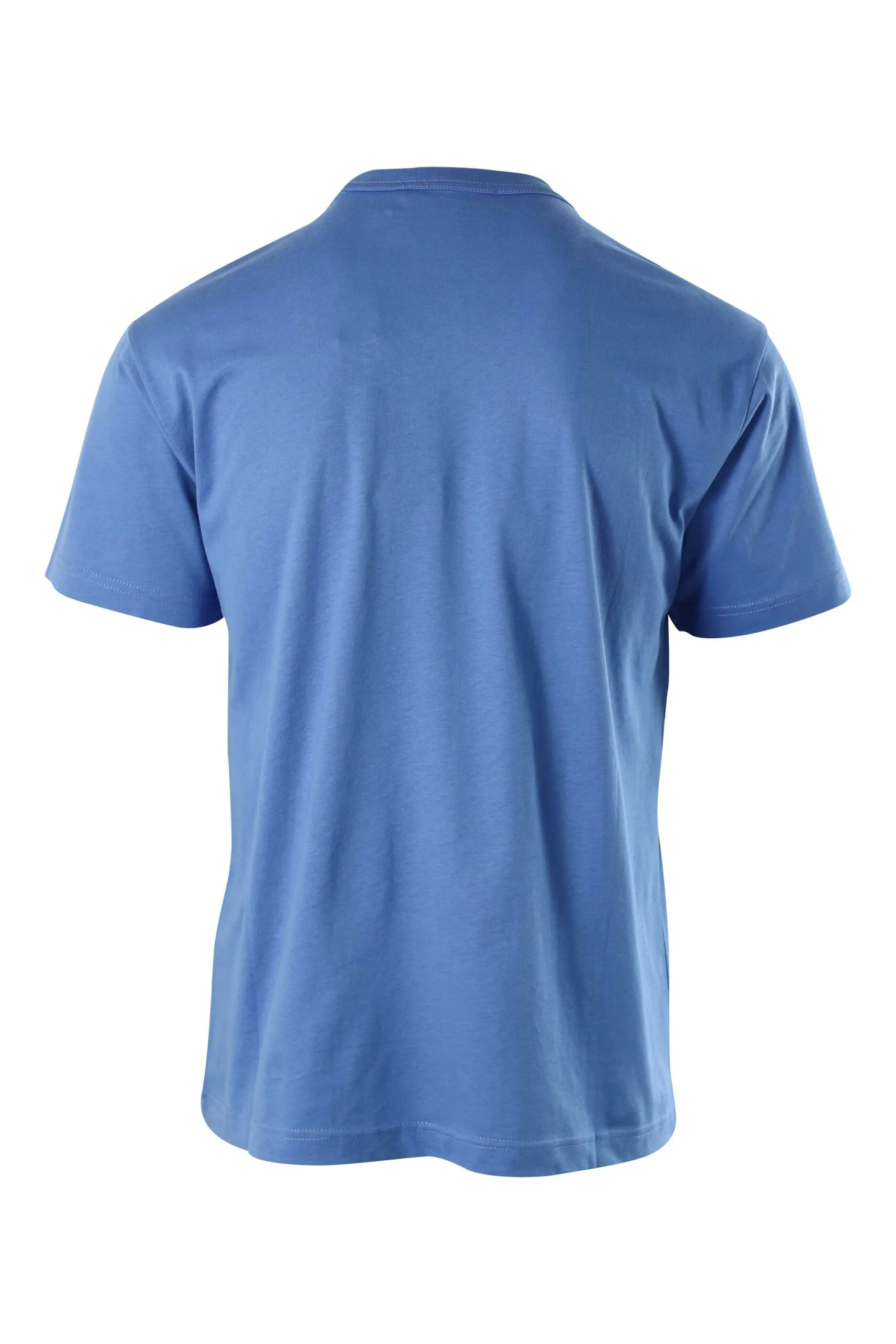 Camiseta lila con maxilogo centrado