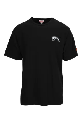 Camiseta negra paris oversize