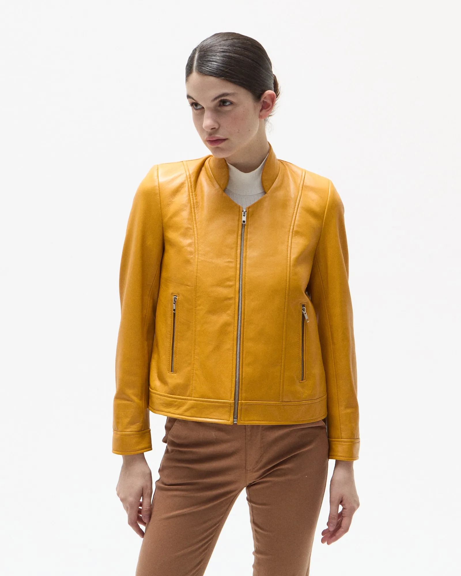 Campera Larga Arena Amarillo