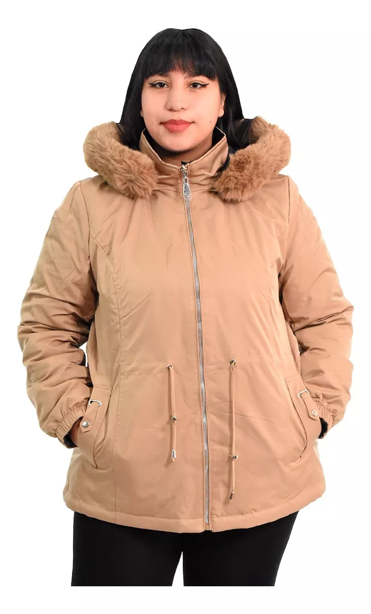Campera Mujer Abrigada Reversible Especial Importada Yd 1150