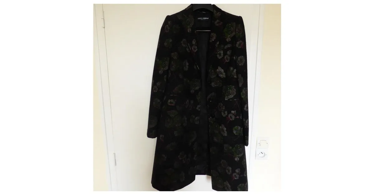 Dolce & Gabbana Abrigos, Ropa de calle Negro 