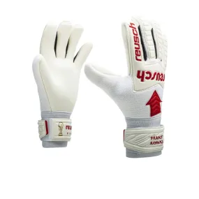 Guantes De Arquero Reusch Legacy Prime Arrow Armani Blanco