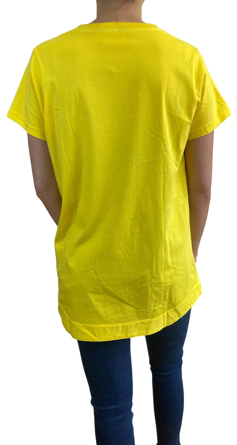 JAZMIN CHEBAR Polera Paradiso Amarillo