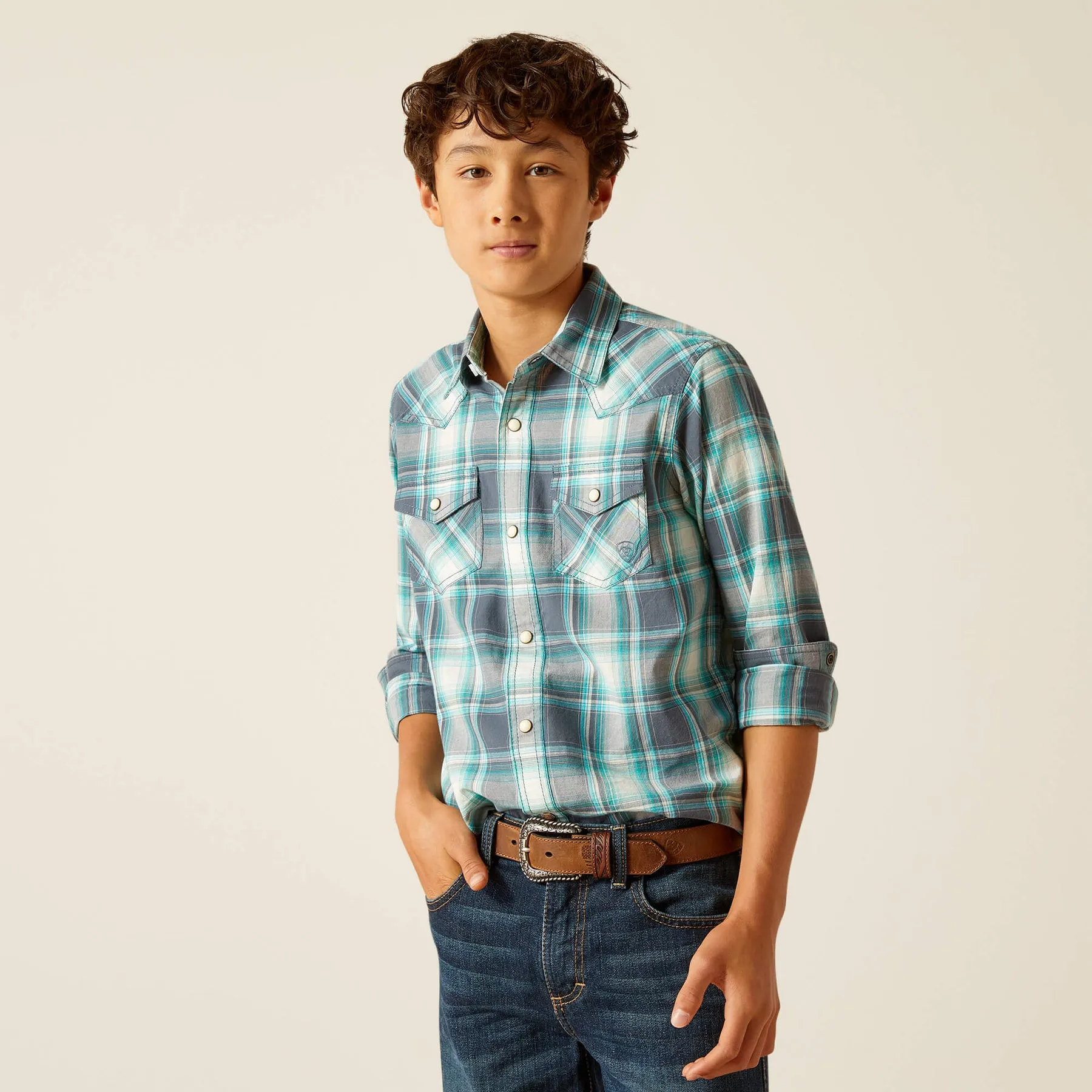 Kid's Ariat Harrington Retro Fit Shirt-