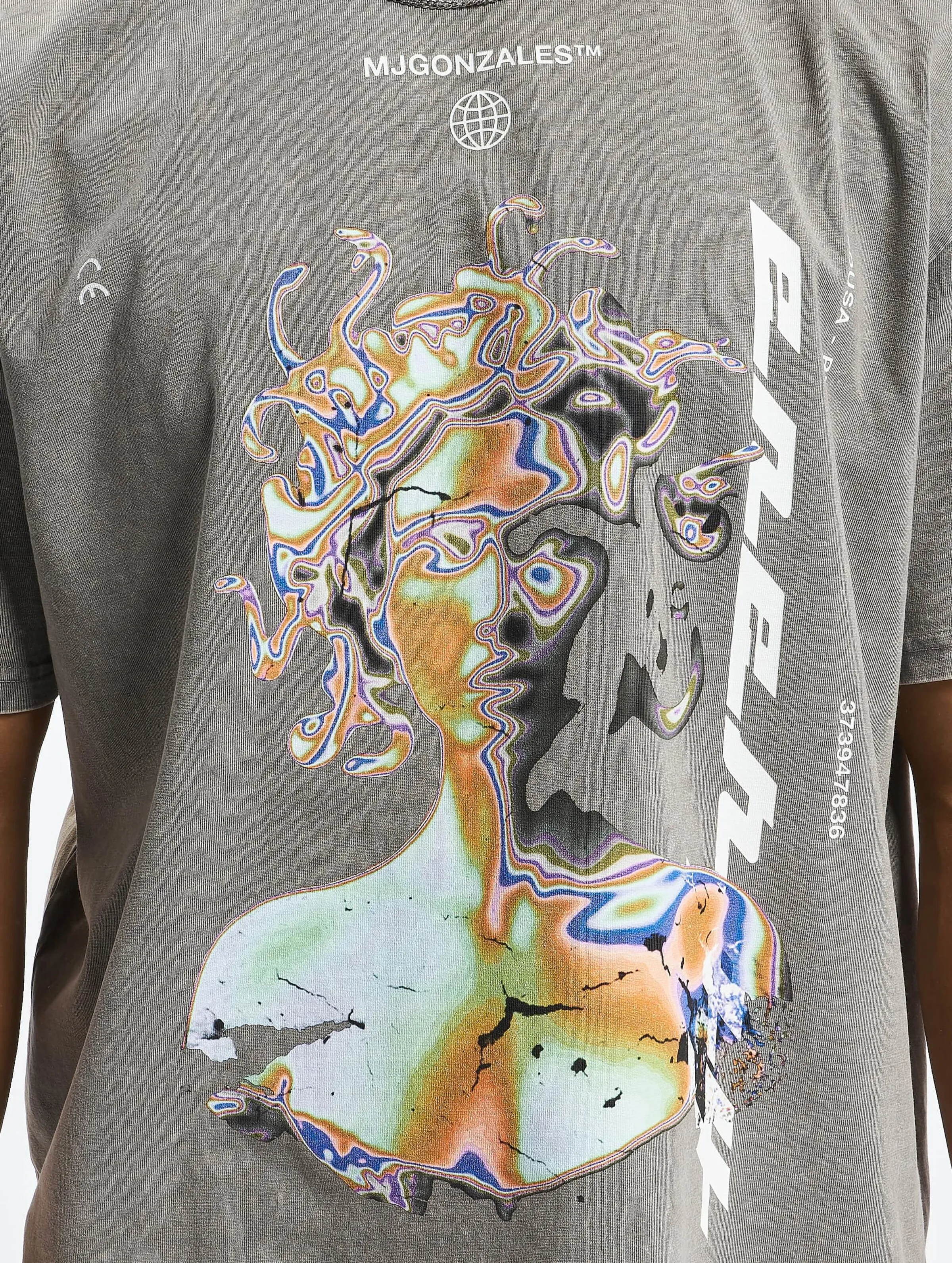 MJ Gonzales Medusa Acid Washed Heavy Oversize