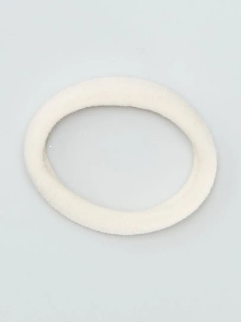 Pack de 10 gomas para el pelo - BEIGE