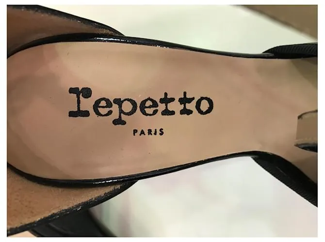 Repetto Sandalias Negro 