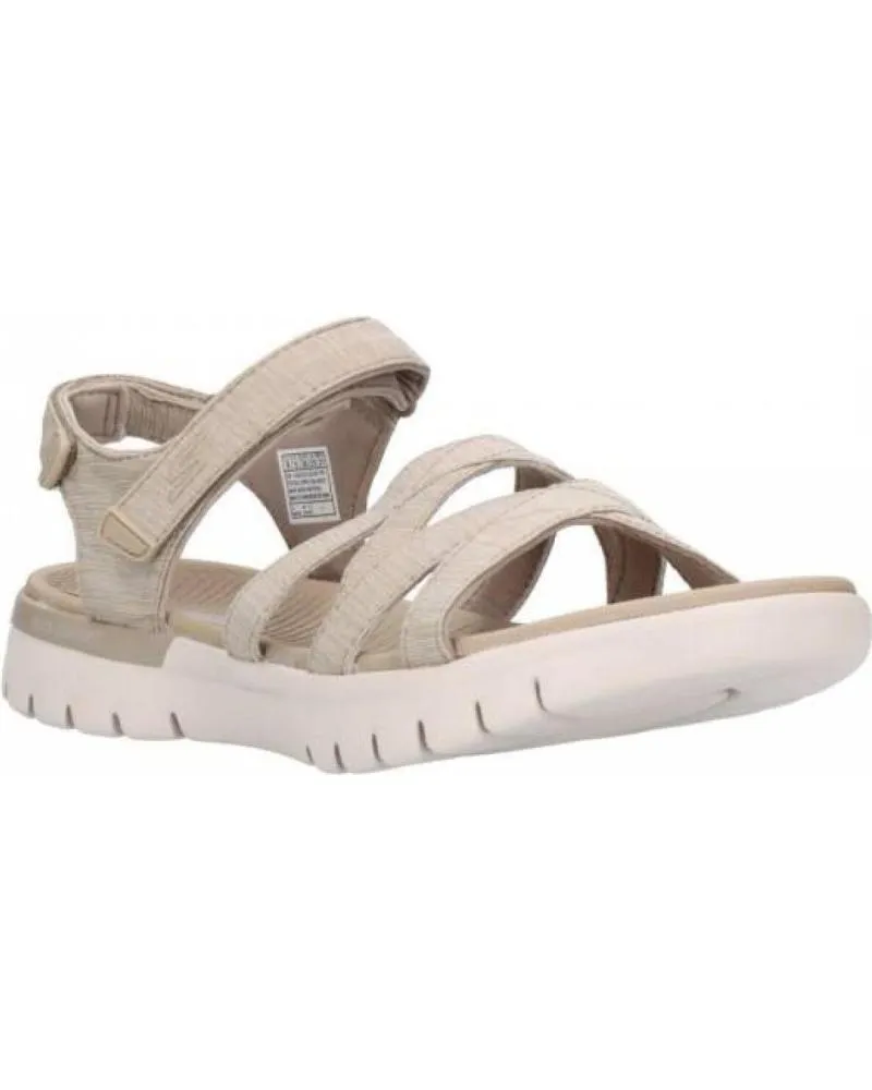 Sandalias SKECHERS  de Mujer SANDALIAS PLANAS 140318 TAUPE  MARRóN