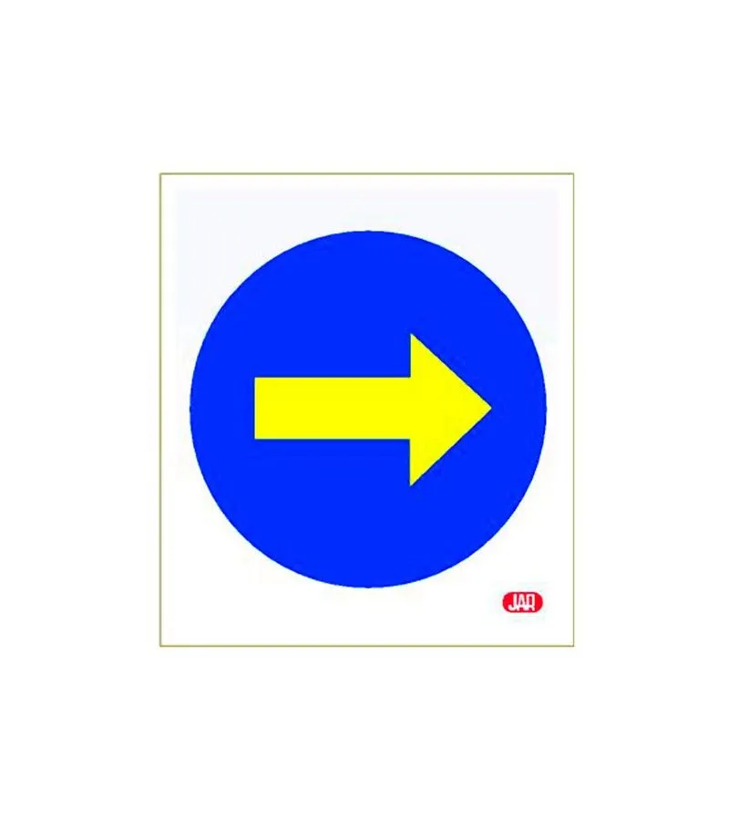 SEÑAL BOLSA DIRECCION OBLIGATORIA 70X70