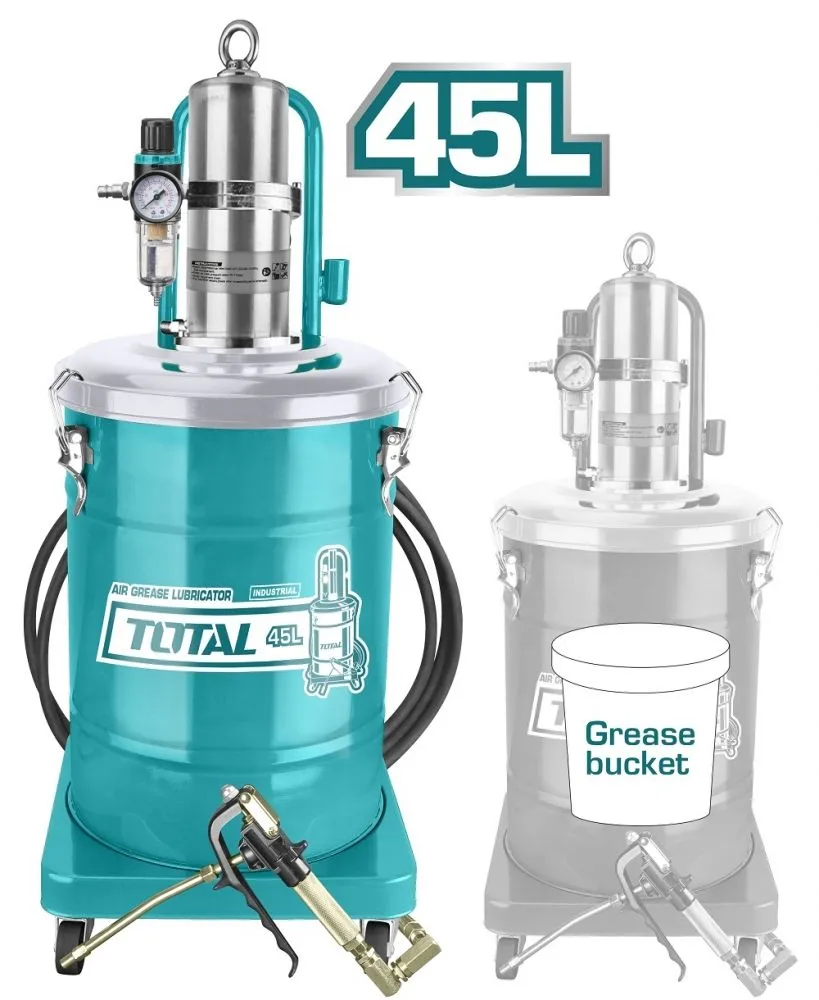 Tambor lubricador de grasa profesional de 45 litros total - THT118452