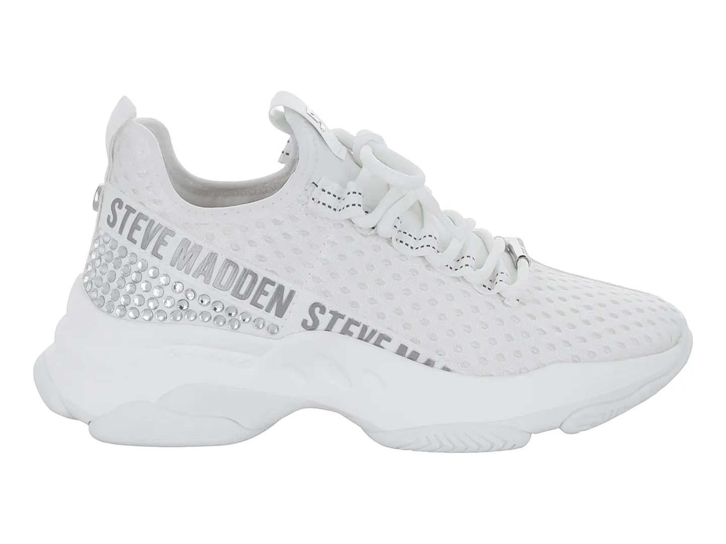 Tenis Steve Madden Memento Blanco Para Mujer