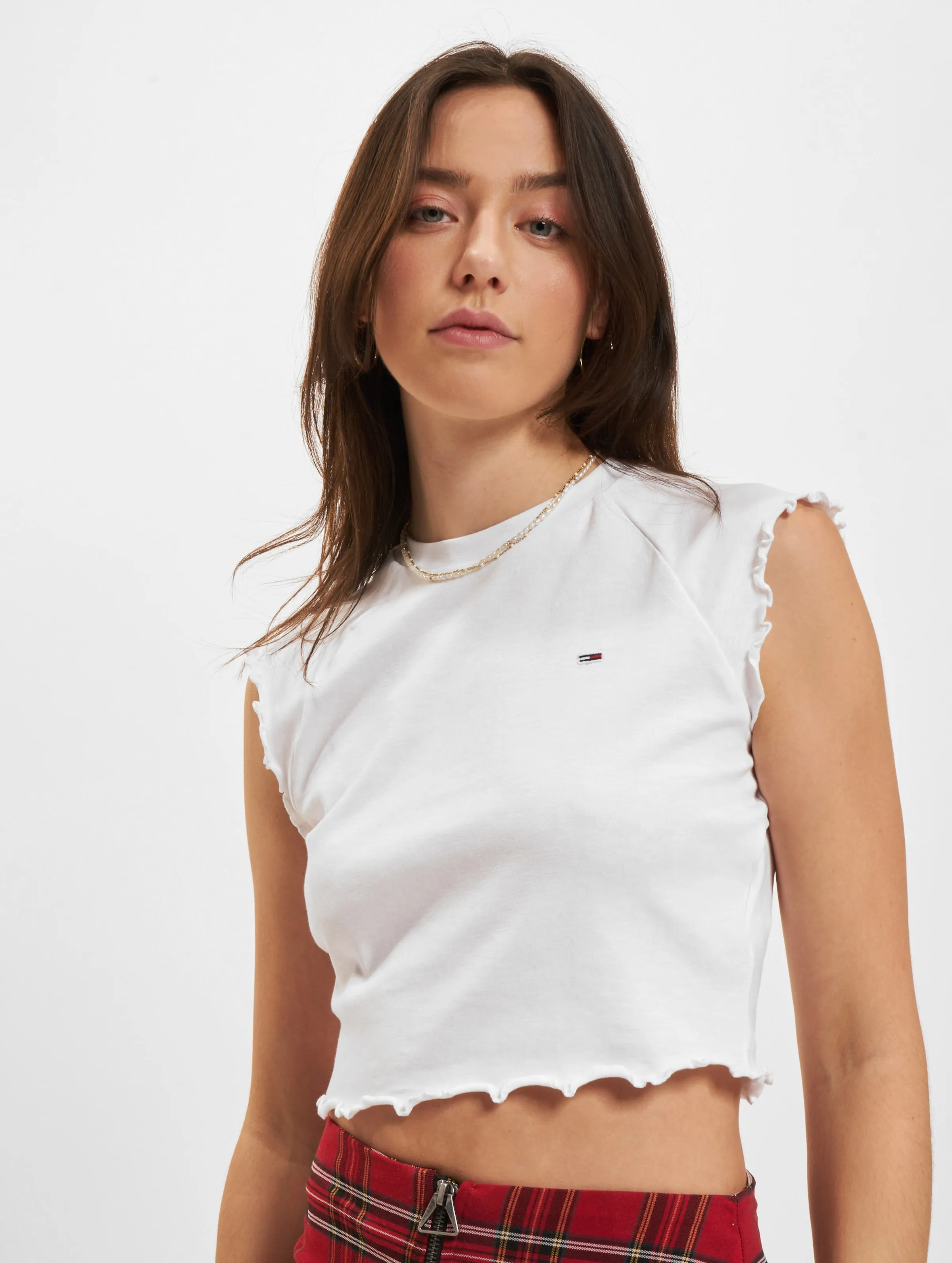 Tommy Jeans  Slim Crop Babylock Rib