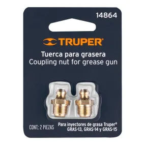 Tuercas para inyectores de grasa 2 piezas