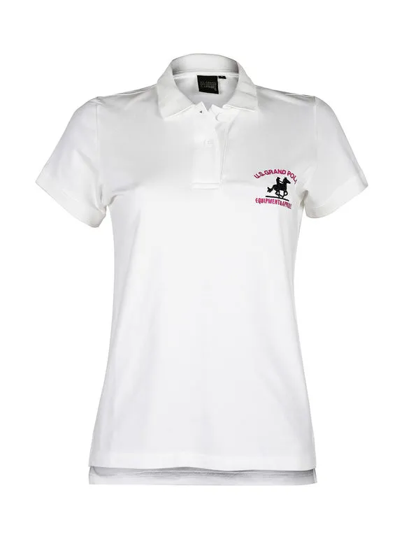 U.S. Grand Polo Polo de mujer de algodón de manga corta