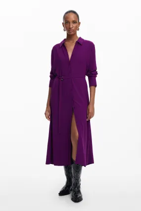 Vestido largo camisero